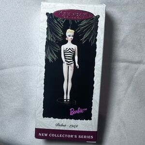 Barbie Ornament- Black and White Barbie Debut 1959 1994 Edition